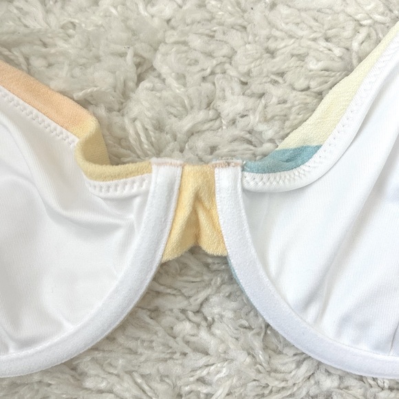 Poolside Paradiso Tulum Plunge Underwire Top - Rainbow (NWT) - Picture 8 of 15